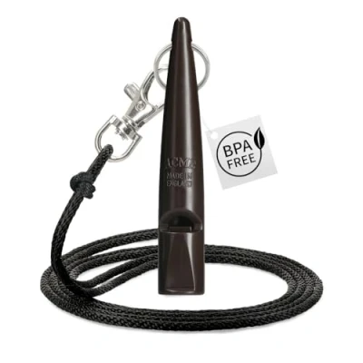 Imagen de ACME Silbato para Perros 211,5 con Cinta de Original Inglaterra Ideal el Entrenamiento Material Robusto Frecuencia estandarizada Fuerte y Gran Alcance