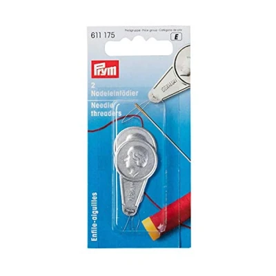 Imagen de Prym Enhebradores de Agujas, Aluminio, Plata, 2 Unidades