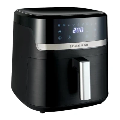 Imagen de Russell Hobbs freidora de aire, sin aceite 8.3 l, Air Fryer, 9 programas, máx. 200 C, Rapid Air, táctil, asar, hornear, grill, piezas aptas lavavajillas, 1800 W, Satisfry 27632 56