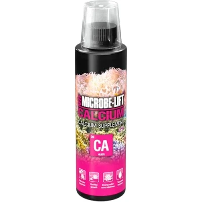Imagen de Microbe Lift Calcio 236 ml Aditivo de Gran pureza, favorece el Crecimiento Sano los corales y estabiliza valores del Agua.