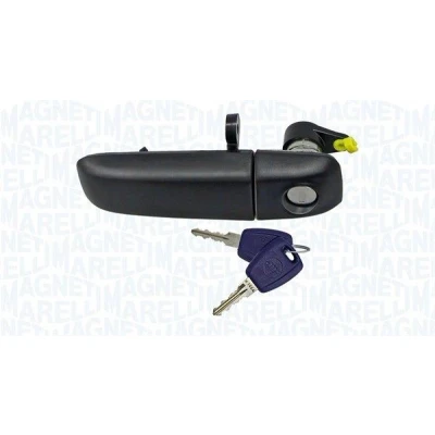 Imagen de MAGNETI MARELLI 350105011800 Manecilla de Puerta Delante, izquierda sin llave negro recubrimiento FIAT: Panda II Hatchback