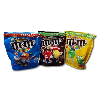 Imagen de M&amp;M Chocolate Candy M&amp;M&#039;s Maxi Peso total 440 gramos