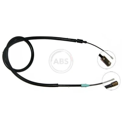 Imagen de A.B.S. K13317 Cable de Freno Mano 1590 Tambor para dirección izquierda/derecha CITROËN: Xsara Hatchback, Coupé