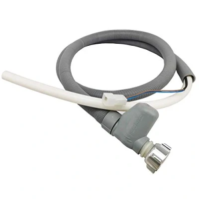 Imagen de 3/4 Manguera de entrada seguridad, conector Aquastop repuesto para Bosch Beko Constructa Gaggenau Hanseatic Miele Neff LG Siemens Samsung lavadora y lavavajillas 668113 299756 2M
