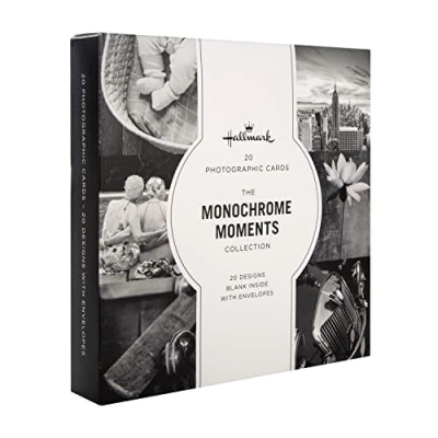 Imagen de Hallmark Galería de tarjetas en blanco Multipack 20 diseños fotográficos monocromáticos