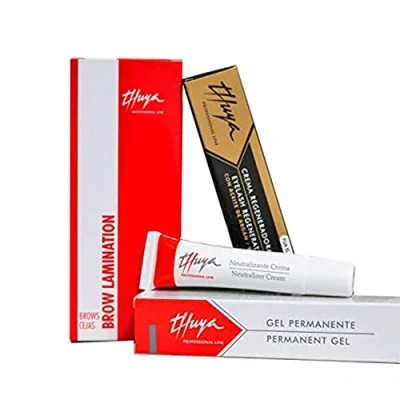 Imagen de Eyebrows Permanent Thuya Kit de peinado cejas Plancha o larga duración con tratamiento regenerador argán Oil