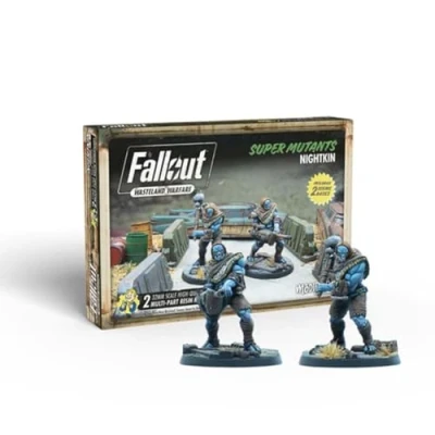 Imagen de Modiphius Entertainment Fallout Wasteland Warfare Super Mutants: Nightkin Miniatures Unpainted