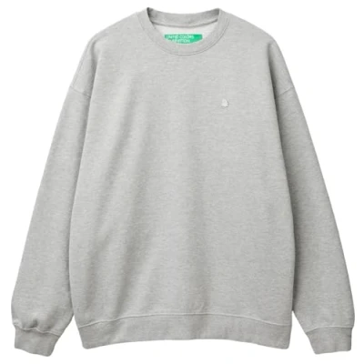 Imagen de United Colors of Benetton WITH LOGO Patch Sudadera, Hombre, Talla: 3XL, Grey