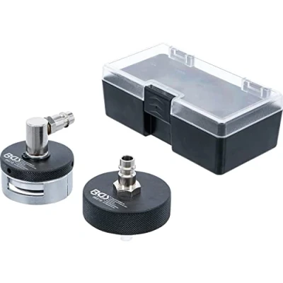 Imagen de BGS 66517 Juego de adaptadores para purgador frenos neumático los modelos Tesla 3, Y, S, X 2 piezas