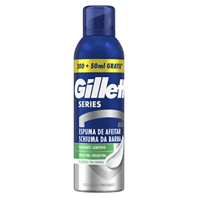 Imagen de Gillette Series Espuma De Afeitar Calmante Con Aloe Vera Para Maquinilla Hombre, 250ml