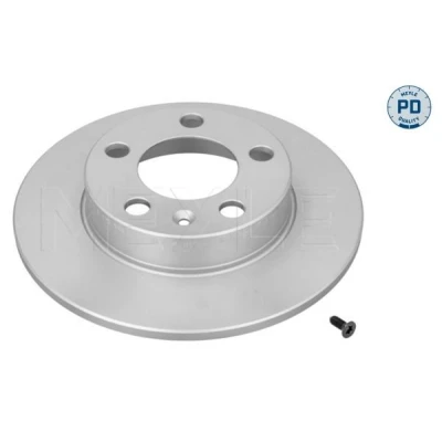 Imagen de MEYLE 115 523 0037/PD Disco de freno Eje trasero 230 9 5 100 macizo revestido láminas zinc con tornillos PD Quality SEAT: Leon I Hatchback