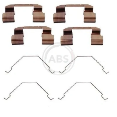 Imagen de A.B.S. 1292Q Kit de accesorios, pastillas frenos MAZDA: Premacy