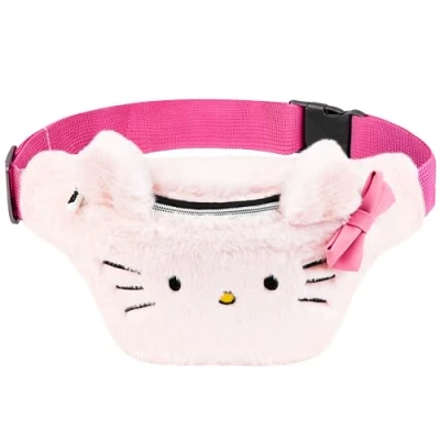 Imagen de Hello Kitty Riñonera con Correa Ajustable para Niña Regalos Niñas (Rosa)