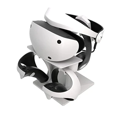 Imagen de Digicharge Soporte VR para PSVR 2 Sony Playstation VR2/Meta Quest 2/Quest 1/Rift S/Valve Index/HP Reverb G2/Pico 4/PSVR2 Display Mount Station Auriculares y Controladores táctiles