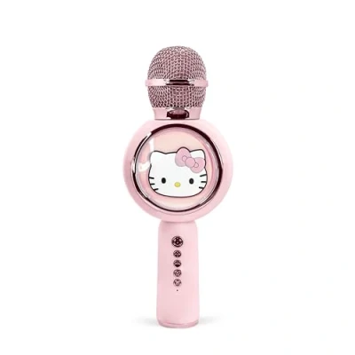 Imagen de Micrófono Karaoke Hello Kitty con Altavoz inalámbrico y Luces LED