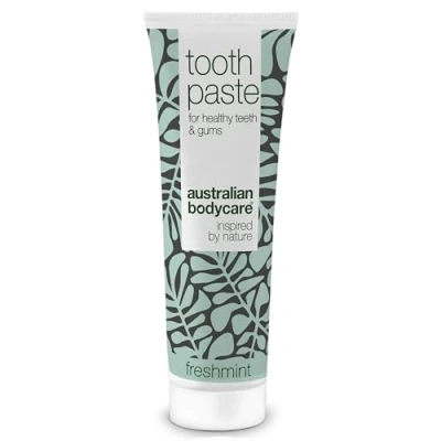 Imagen de Dentifricio Tea Tree Oil e Menta Fresca 75 ml Elimina i batteri Cura quotidiana di parodontite sangue alle gengive Rimuove l’alito cattivo Con silice per ottenere denti più bianchi sani