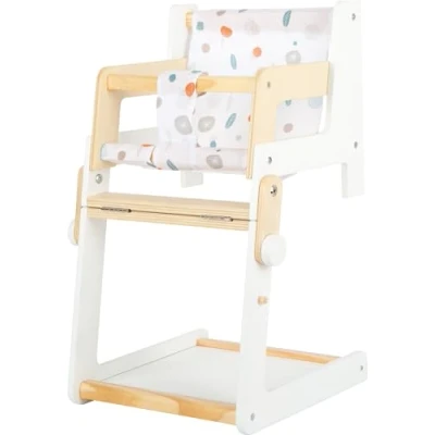 Imagen de Small Foot 11814 Silla muñecas Little Button, Multifuncional, Partir de 3 años Edad Toys, Color Blanco, Klein (11814)