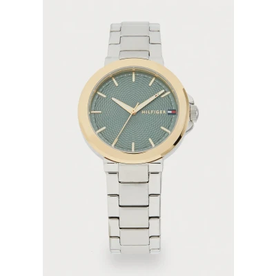 Imagen de Tommy Hilfiger LORI Reloj silvercoloured/goldcoloured/green, Mujer, Talla: One Size, Silver/coloured/gold/coloured/green