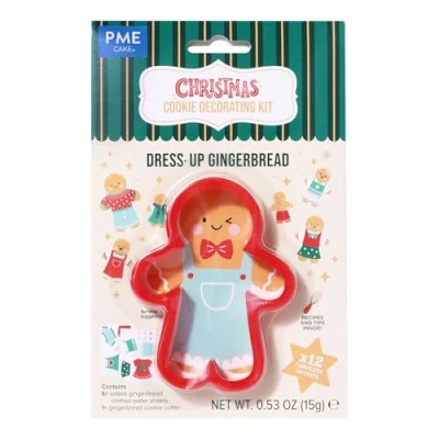 Imagen de PME Navidad Kit de Decoración Galletas Viste al Hombre Jengibre