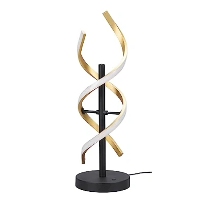 Imagen de Trio, Sobremesa, Sequence incl. 1 x LED,LED,20,5 Watt,2300+3000+4000K,2600 Lm. Plástico, Blanco, Cuerpo: Aluminio pintado, Bronce mate Ø:16,0cm, A:48,5cm Regulador con sensor,Función de memoria