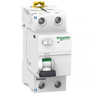 Imagen de Schneider Acti 9 iID 2P 25A 30mA AC RCCB Interruptor de Circuito Corriente Residual, Blanco