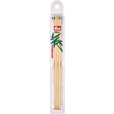 Imagen de Prym Agujas De Tejer, Bamboo, 3,5 Mm/20 Cm, 5