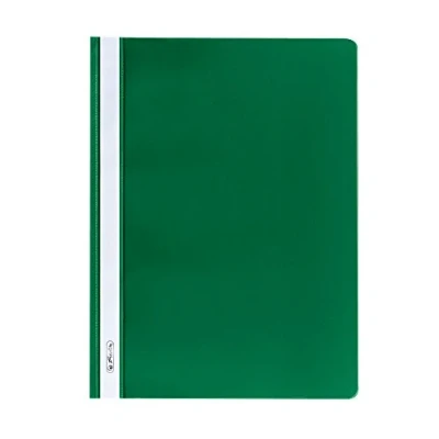 Imagen de Herlitz 10386951 Carpeta rápida tamaño A4 de polipropileno con tapa delantera transparente, 10 unidades, color lila, verde