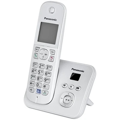 Imagen de Panasonic KX TG6821GS Teléfono (Teléfono DECT, 120 entradas, Identificador de Llamadas, Plata) [versión importada]