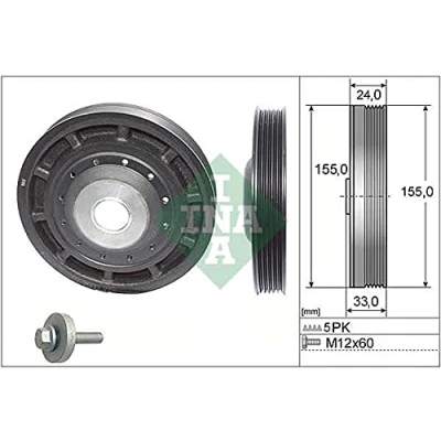 Imagen de INA 544 0054 20 Kit poleas, cigüeñal