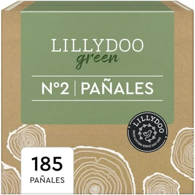 Imagen de pañales LILLYDOO green con un impacto ambiental reducido, talla 2 (4 8 kg), 185 (FSC Mix)