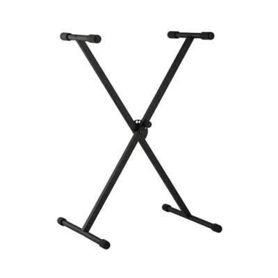 Imagen de PURE GEWA F900520 Soporte de teclado, patas perfil simple, negro, 1 unidad