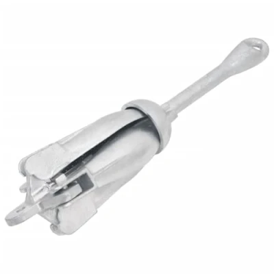Imagen de vidaXL Ancla Plegable Hierro maleable Plateado 1,5 kg