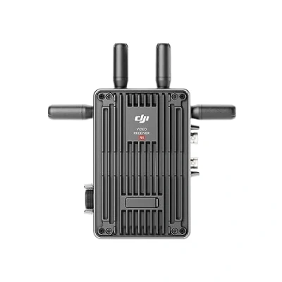Imagen de DJI Receptor de vídeo , transmisión inalámbrica en 1080p/60 fps a 6 km, Salto frecuencia automático sin interrupciones, latencia ultrabaja, transmite metadatos por SDI