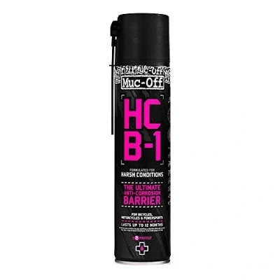 Imagen de Muc Off HCB 1, 400 Ml Barrera Anticorrosión de Bicicletas para Condiciones Adversas Anticorrosivo Bicicletas, Motocicletas y Deportes Motor Dura Hasta 12 Meses