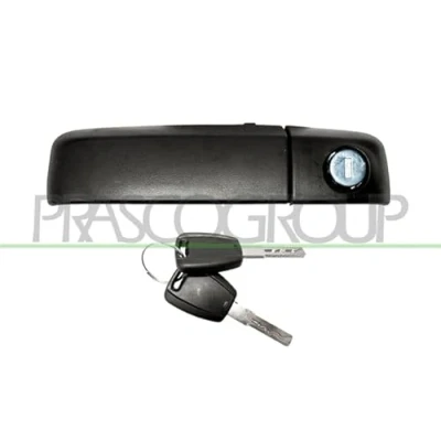 Imagen de PRASCO FT1228002 Manecilla de Puerta exterior, Delante, izquierda con llave negro FIAT: Panda II Hatchback