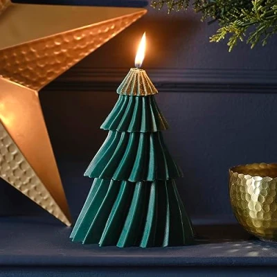 Imagen de Ginger Ray Decoración de mesa para chimenea, Color verde (VEL 131)