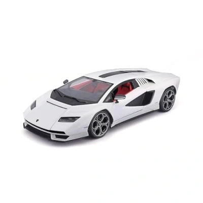 Imagen de Maisto May Cheong Group M31459 Vehículo Infantil, 1:18, de Lamborghini Countach LPI 800, Blanco, a Partir 3 años