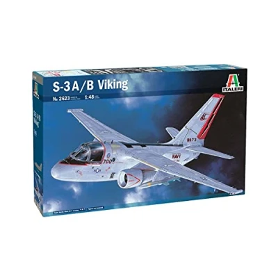 Imagen de Italeri 2623S Maqueta (Escala 1:48, S 3 A/B Viking), Modelo, Manualidades, Hobby, Pegado, Juego de construcción plástico, detallado, Multicolor (I2623)