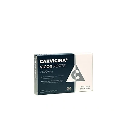 Imagen de Carvicina Vigor Forte 7.000 mg 15 capsulas Maca, tribulus terrestris, Ginseng Aumento del rendimiento masculino Potenciador de testosterona