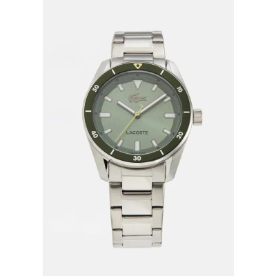 Imagen de Lacoste Boston Reloj silvercoloured/green, Hombre, Talla: One Size, Silver coloured/green