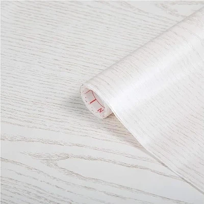Imagen de d c fix vinilo adhesivo muebles madera de nácar blanco efecto autoadhesivo impermeable decorativo para cocina, armario, puerta, mesa papel pintado forrar rollo láminas 45 cm x 2 m