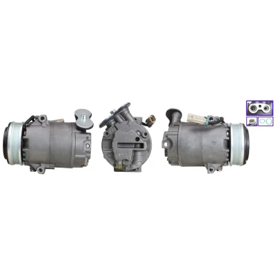 Imagen de ELSTOCK 51 0066 Compresor de Aire Acondicionado PAG 46 R 134 a con juntas OPEL: Astra G Berlina, CC, Combo C Tour
