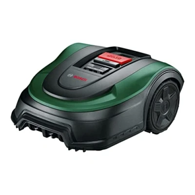 Imagen de Bosch Robot cortacésped Indego XS 300 (con batería integrada de 18 V, base carga incluida, ancho corte 19 cm, para áreas césped hasta m2 y en caja cartón)