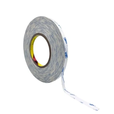 Imagen de 3M 9448A cinta adhesiva de doble cara tela, fina, 50 metros, grosor 0,160 mm, alto rendimiento (50 m x 12 mm)