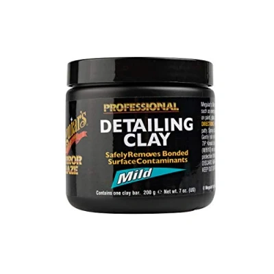 Imagen de Meguiar&#039;s arcilla profesional para detalles, suave, C2000, elimina de forma segura los contaminantes adheridos a la pintura un acabado suave y brillante, barra premium detalles