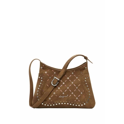 Imagen de Desigual Medium Cutout Bolso de mano, Mujer, Talla: One Size, Brown