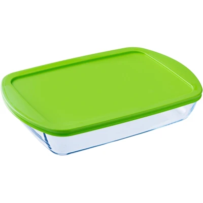 Imagen de Pyrex Oven Dish with lid Cook &amp; Store 40 x 27 6 cm / 4.5 Liter