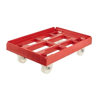 Imagen de Keeeper Plataforma con Ruedas para Cajas o Cestas de Transporte, Carga máxima: 300 kg, 61 x 41 19 cm, Rolf, Rojo