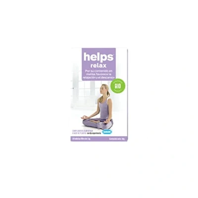 Imagen de Helps INFUSIONES Infusión Relax Ecológica De Melisa Y Pasiflora. Té Relajante Orgánico Que Ayuda A Dormir. Relax. Caja 20 Bolsitas.