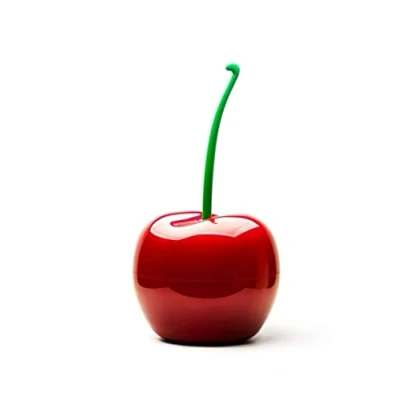 Imagen de QUALY Cherry Bin Cubo de Basura, Rojo, 24x24x44,5cm